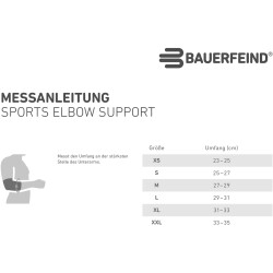 BAUERFEIND Sports Fußgelenkbandage Dynamic all-black XXL