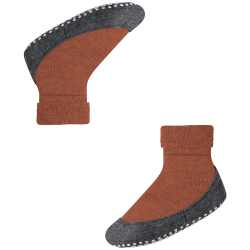 FALKE Cosyshoe Hausschuhe Kinder 5141 - rust 33-34