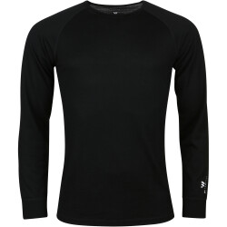 WITEBLAZE Eagle Merino Langarmshirt Herren 9000 - schwarz S