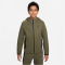 NIKE Sportswear Tech Fleece Kapuzenjacke Jungen 222 - medium olive/black/black L (147-158 cm)