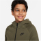 NIKE Sportswear Tech Fleece Kapuzenjacke Jungen 222 - medium olive/black/black L (147-158 cm)