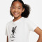 NIKE FC Liverpool Crest T-Shirt Kinder 100 - white S (128-137 cm)