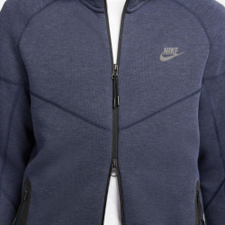NIKE Tech Fleece Windrunner Kapuzenjacke Herren 473 - obsidianheather/black M