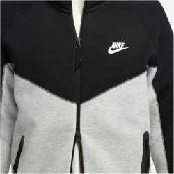 NIKE Tech Fleece Windrunner Kapuzenjacke Herren 064 - dk grey heather/black/white M