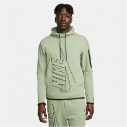 NIKE Tech Fleece Pullover Graphic Hoodie Herren 386 - oil...