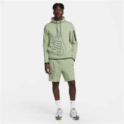 NIKE Tech Fleece Pullover Graphic Hoodie Herren 386 - oil green/oil green XL