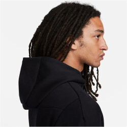 NIKE Tech Fleece Pullover Graphic Hoodie Herren 010 - black/black S
