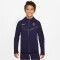 NIKE Paris Saint-Germain Tech Fleece Kapuzenjacke Jungen 498 - blackened blue/gold suede XS (122-128 cm)