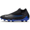 NIKE Phantom GX Pro Dynamic Fit FG Firm-Ground Fußballschuhe 040 - black/chrome-hyper royal 45.5