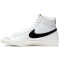 NIKE Blazer Mid-Top "77 Vintage Sneaker Damen 100 - white/black-sail 36.5
