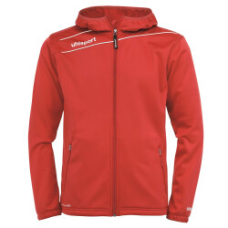 uhlsport Stream 3.0 Kapuzenjacke rot/weiß XL