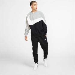 NIKE Sportswear Club Fleece Jogginghose Herren 010 - black/black/white L