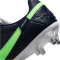 NIKE The Premier III SG-PRO Anti-Clog Traction Stollen-Fu&szlig;ballschuhe Herren 431 - obsidian/rage green-sail 40.5