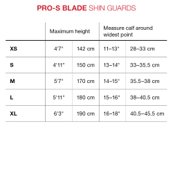 G-FORM Pro-S Blade Fu&szlig;ball Schienbeinschoner