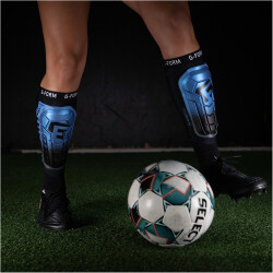 G-FORM Pro-S Vento Fußball Schienbeinschoner sapphire pearl S