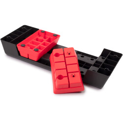 TRENDY SPORT Etapa Stepper schwarz/rot