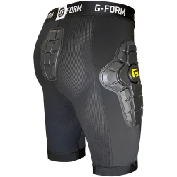 G-FORM EX-1 gepolsterte Kompressionsshorts black-yellow XL