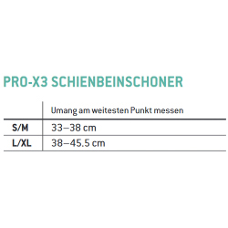 G-FORM Pro-X3 Fahrrad-Schienbeinschoner matte black S/M