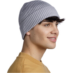 BUFF Merino Active Mütze 933 - solid light grey