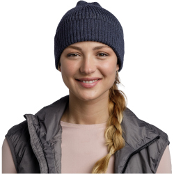 BUFF Merino Active M&uuml;tze 779 - solid night blue