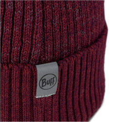 BUFF Merino Active Mütze 653 - solid garnet