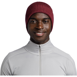 BUFF Merino Active M&uuml;tze 653 - solid garnet