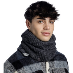 BUFF Knitted & Fleece Neckwarmer 901 - jarn graphite