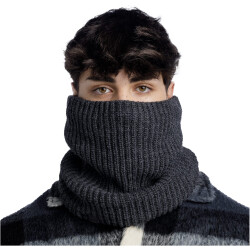 BUFF Knitted & Fleece Neckwarmer 901 - jarn graphite