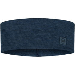 BUFF Merino breites Stirnband 779 - solid night blue