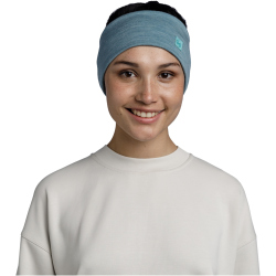 BUFF Merino breites Stirnband 722 - solid pool