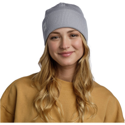 BUFF Crossknit Strickmütze 933 - solid light grey