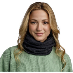 BUFF Merinowolle Fleece Neckwarmer Schlauchtuch 999 - black