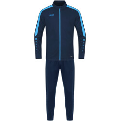JAKO Power Polyester Trainingsanzug 910 - marine/skyblue 3XL
