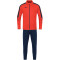 JAKO Power Polyester Trainingsanzug Kinder 375 - flame/marine 116