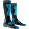 X-SOCKS Skisocken Junior 4.0 G286 - anthracite melange/galactic blue 24-26