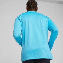 PUMA Valencia CF 1/4-Zip Trainings-Top Herren 18 - bright aqua XS