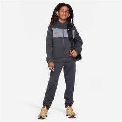 NIKE Air Sportswear PK Kapuzenjacke Jungen 060 - anthracite/cool grey XS (122-128 cm)