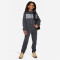 NIKE Air Sportswear PK Kapuzenjacke Jungen 060 - anthracite/cool grey XS (122-128 cm)