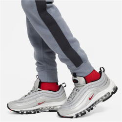 NIKE Air Sportswear Fleece Basketball Cargohose Jungen 065 - cool grey/anthracite M (137-147 cm)