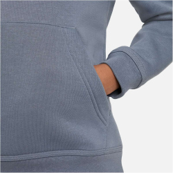 NIKE Air Sportswear Fleece Basketball Hoodie Jungen 065 - cool grey XS (122-128 cm)