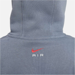 NIKE Air Sportswear Fleece Basketball Hoodie Jungen 065 - cool grey XS (122-128 cm)
