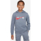 NIKE Air Sportswear Fleece Basketball Hoodie Jungen 065 - cool grey L (147-158 cm)