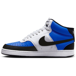 NIKE Court Vision Mid Next Nature AF Sneaker Herren 480 - game royal/black-white 38.5
