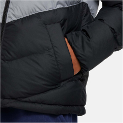 NIKE Sportswear Winterjacke mit Kapuze Kinder 013 - black/cool grey/white M (137-147 cm)