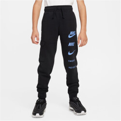 NIKE Sportswear Fleece Cargohose Jungen 010 - black XS...