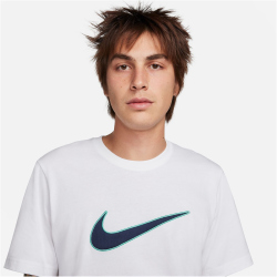 NIKE Sportswear SP T-Shirt Herren 101 - white/hyper turq M