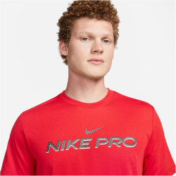 NIKE Dri-FIT Fitnessshirt Herren 657 - university red S