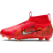 NIKE Air Zoom Mercurial Superfly 9 Academy Mercurial Dream Speed FG/MG Fu&szlig;ballschuhe Kinder 600 - lt crimson/pale ivory-bright mandarin 36