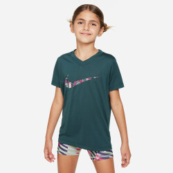 NIKE Dri-FIT V-Neck T-Shirt Mädchen 328 - deep...