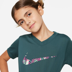 NIKE Dri-FIT V-Neck T-Shirt Mädchen 328 - deep...